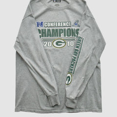 Green Bay Packers NFL 2010 Long Sleeve T-shirt - Heather Gray T-shirts