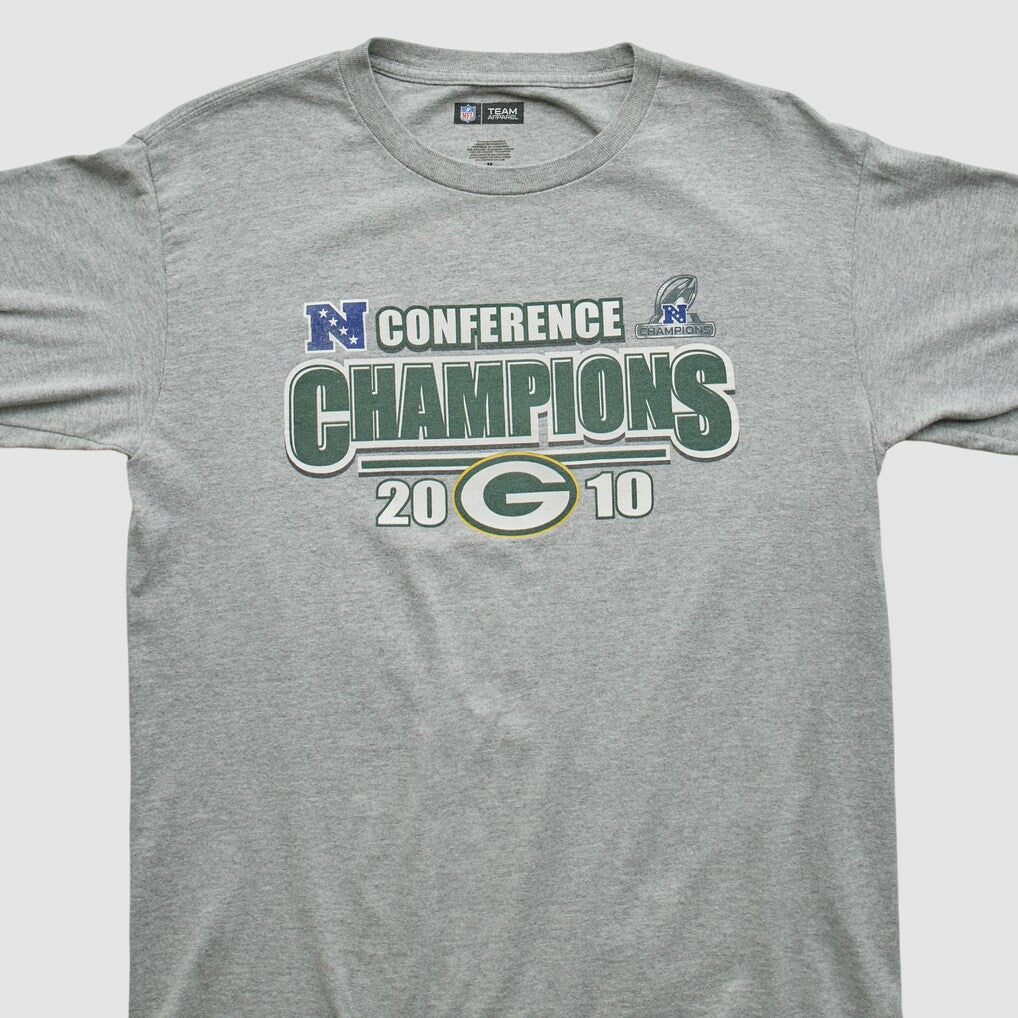 Green Bay Packers NFL 2010 Long Sleeve T-shirt - Heather Gray T-shirts
