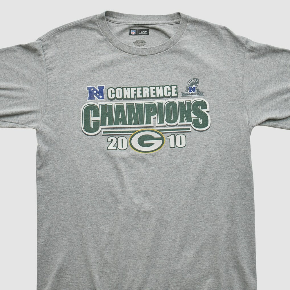 Green Bay Packers NFL 2010 Long Sleeve T-shirt - Heather Gray T-shirts