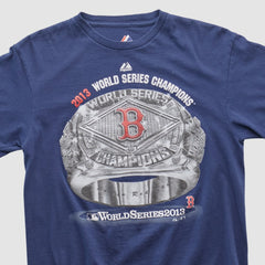 Boston Red Sox Majestic 2013 T-shirt - Navy - Vintage T-shirts