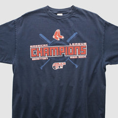 Boston Red Sox Alstyle Apparel 2007 T-shirt - Navy - XVintage T-shirts