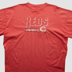 Cincinnati Reds Logo Athletic 90s T-shirt - Red - 3XVintage T-shirts