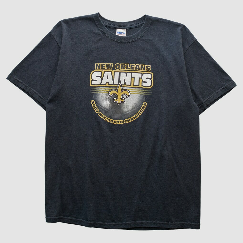 New Orleans Saints Gildan 2009 T-shirt - Black T-shirts