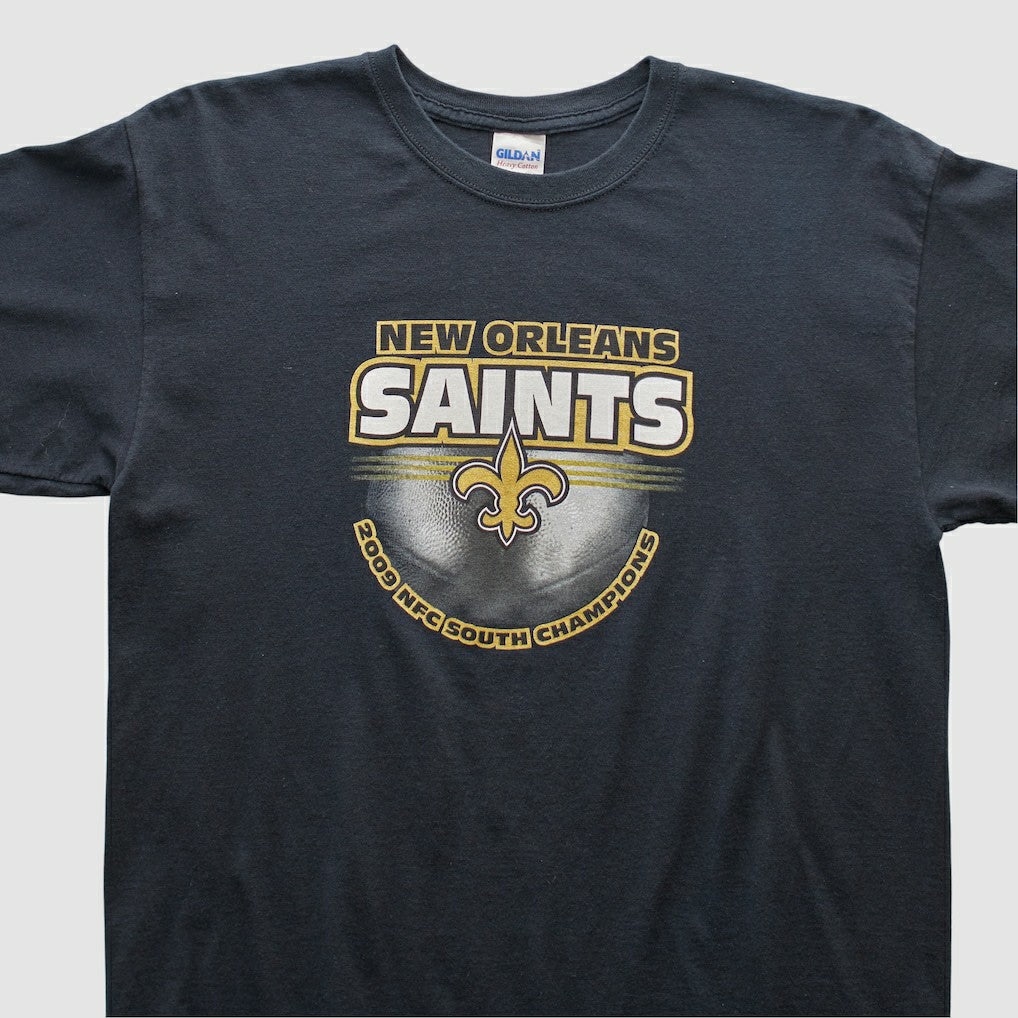 New Orleans Saints Gildan 2009 T-shirt - Black T-shirts