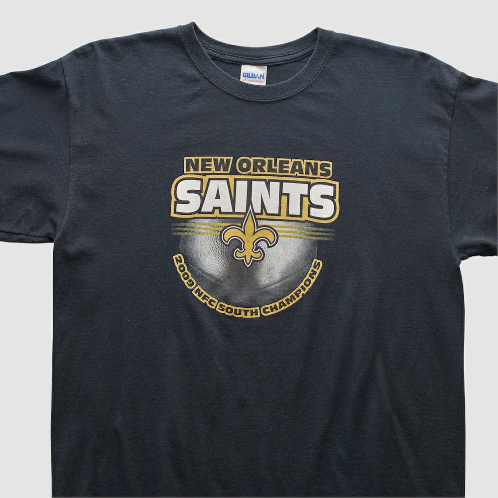 New Orleans Saints Gildan 2009 T-shirt - Black T-shirts