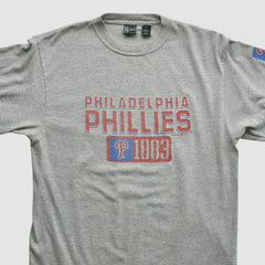 Philadelphia Phillies Gear For Sports 2000s Long Sleeve T-shirt - Heather Gray - Vintage T-shirts