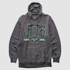 New York Jets NFL 2010s Hooded Pullover Sweatshirt - Dark Heather Gray Pullover