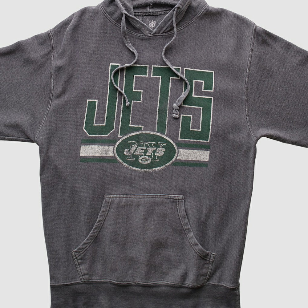 New York Jets NFL 2010s Hooded Pullover Sweatshirt - Dark Heather Gray Pullover
