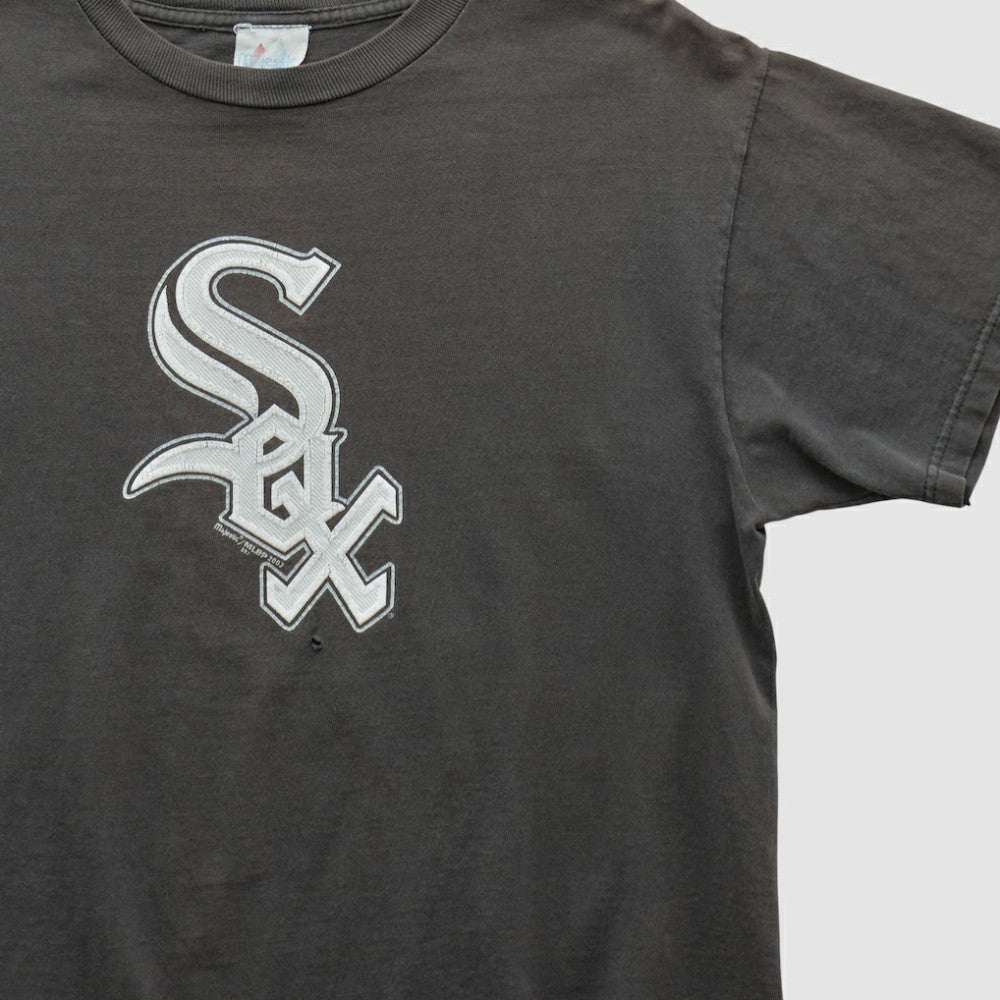 Chicago White Sox Majestic 2000s T-shirt - Black - Vintage T-shirts