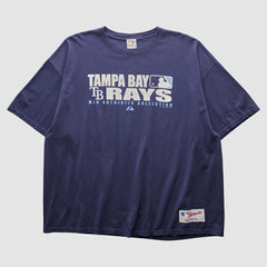 Tampa Bay Rays Majestic 2000s T-shirt - Navy - 3XVintage T-shirts
