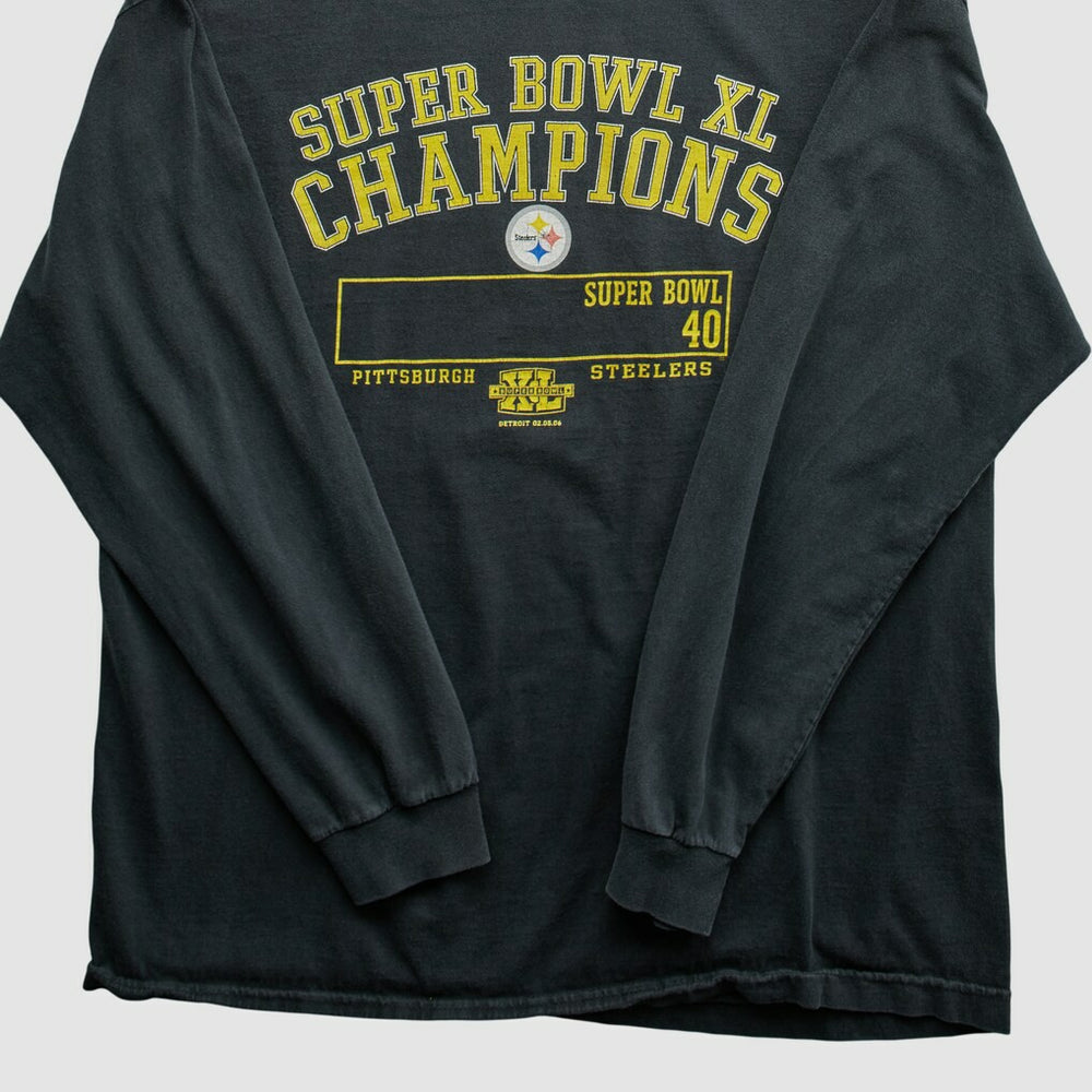 Pittsburgh Steelers Alstyle Apparel 2006 Long Sleeve T-shirt - Black T-shirts