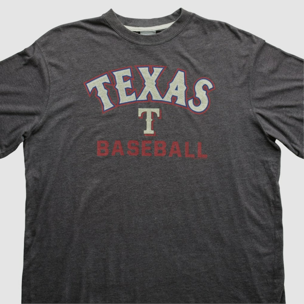 Texas Rangers MLB 2000s T-shirt - Dark Heather Gray - XVintage T-shirts