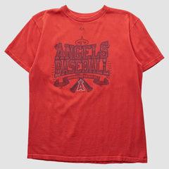 Los Angeles Angels Majestic 2000s T-shirt - Red - Vintage T-shirts