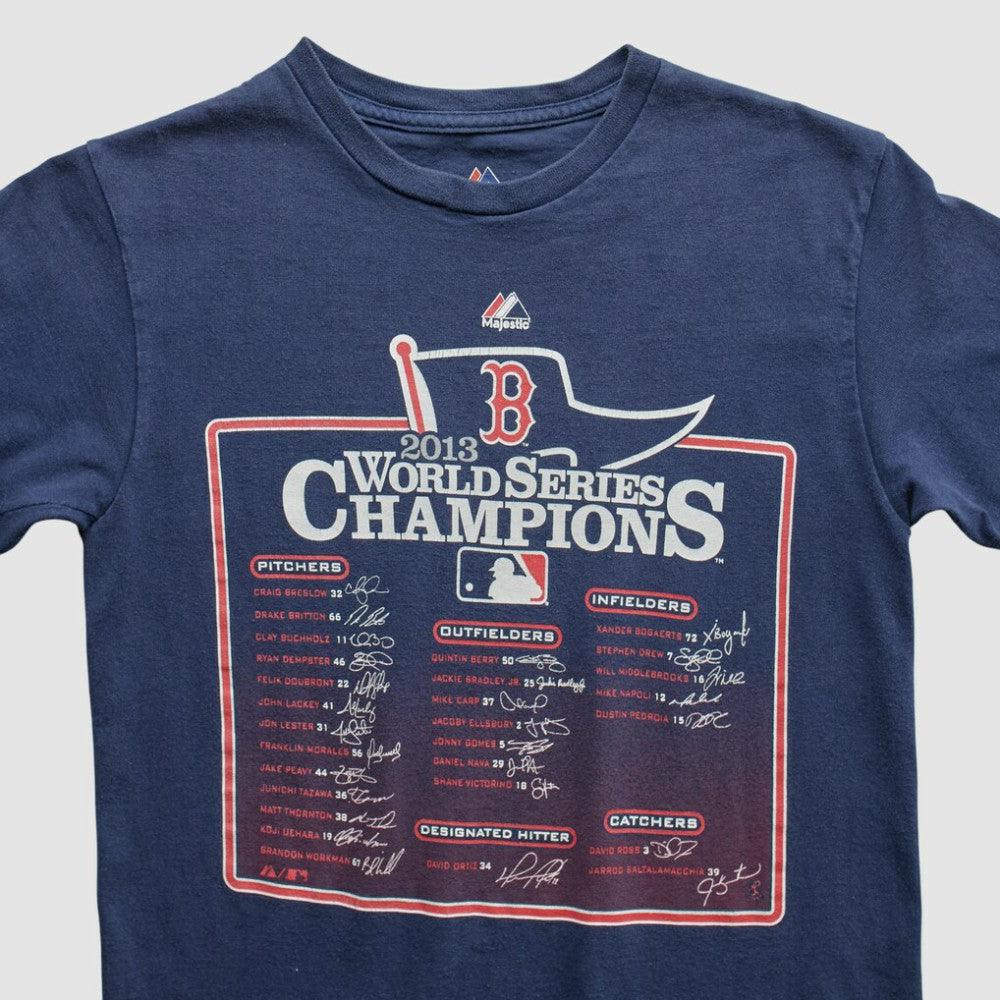 Boston Red Sox Majestic 2013 T-shirt - Navy - XXVintage T-shirts