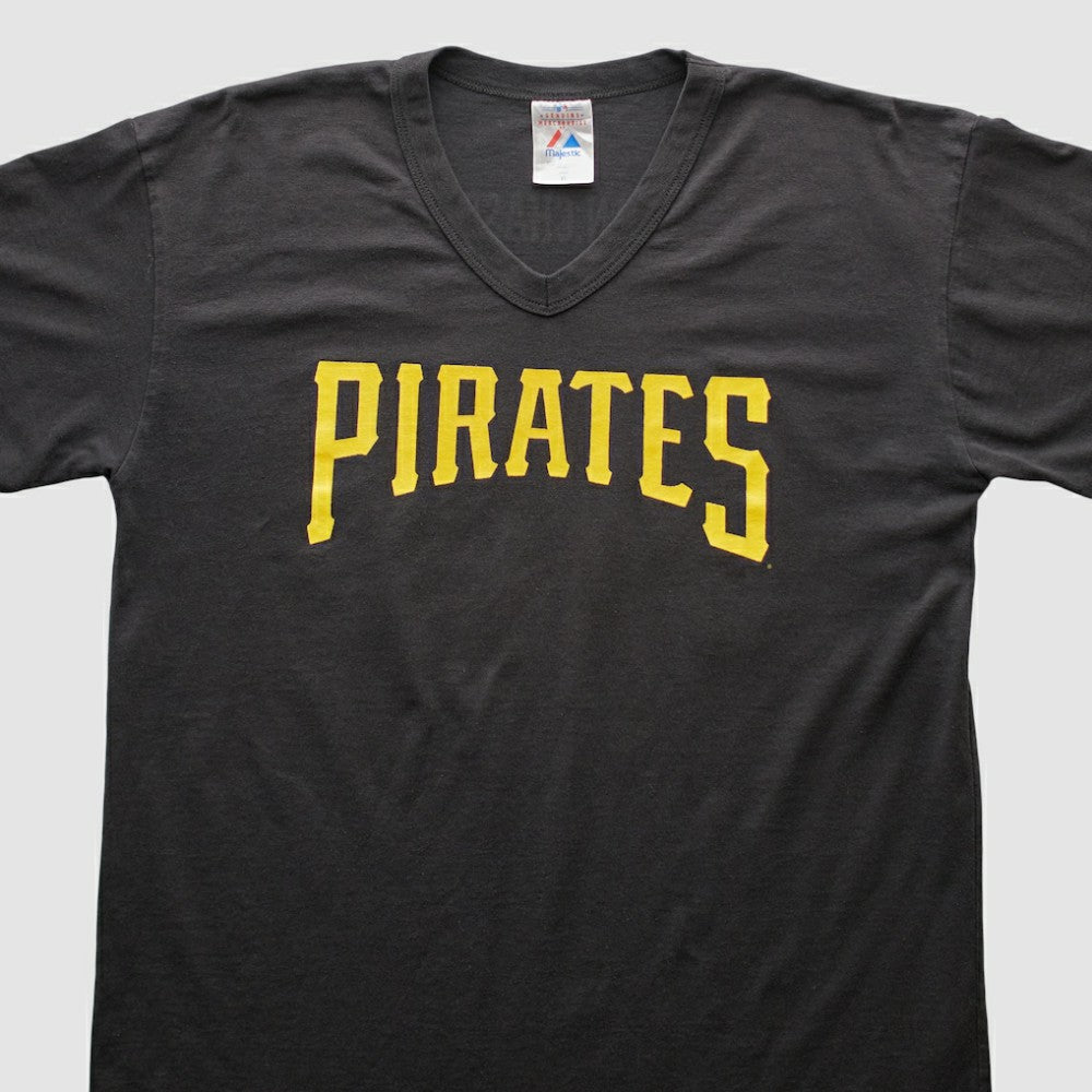 Pittsburgh Pirates Majestic 2000s T-shirt - Black - Vintage T-shirts