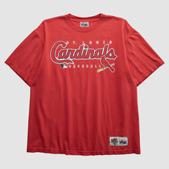 St. Louis Cardinals Majestic 2000s T-shirt - Red - Vintage T-shirts