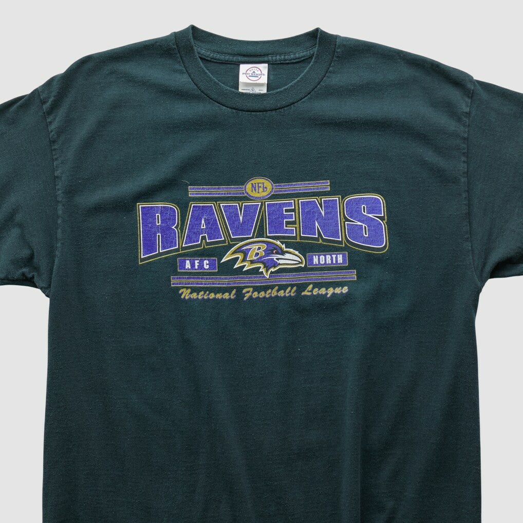 Baltimore Ravens Delta 2000s T-shirt - Green T-shirts