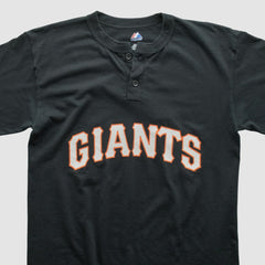 San Francisco Giants Majestic 2000s T-shirt - Black - Vintage T-shirts