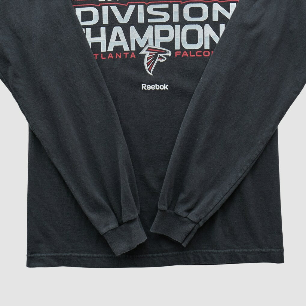 Atlanta Falcons Reebok 2010 Long Sleeve T-shirt - Black T-shirts