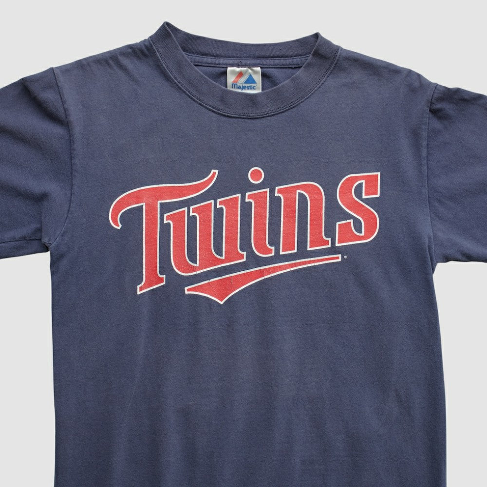 Minnesota Twins Majestic 2000s T-shirt - Navy - Vintage T-shirts