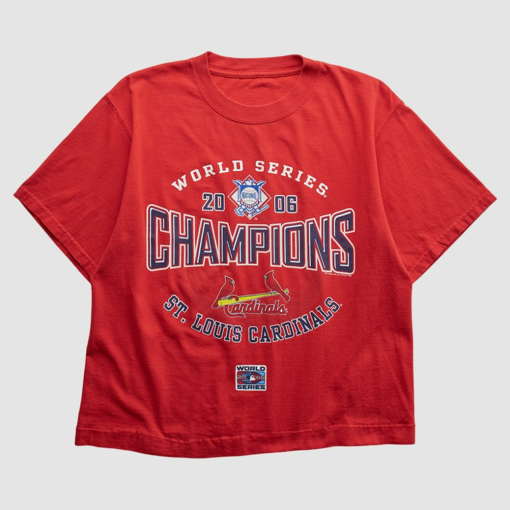 St. Louis Cardinals 2006 T-shirt - Red - Vintage T-shirts