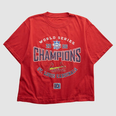 St. Louis Cardinals 2006 T-shirt - Red - Vintage T-shirts