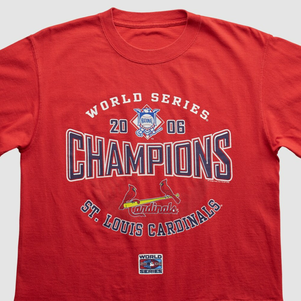 St. Louis Cardinals 2006 T-shirt - Red - Vintage T-shirts