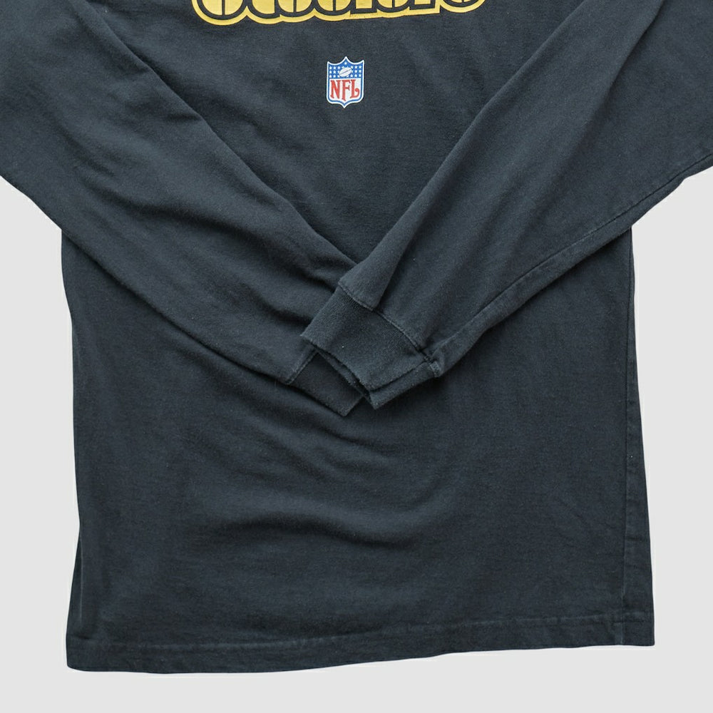 Pittsburgh Steelers Reebok 2000s Long Sleeve T-shirt - Black T-shirts