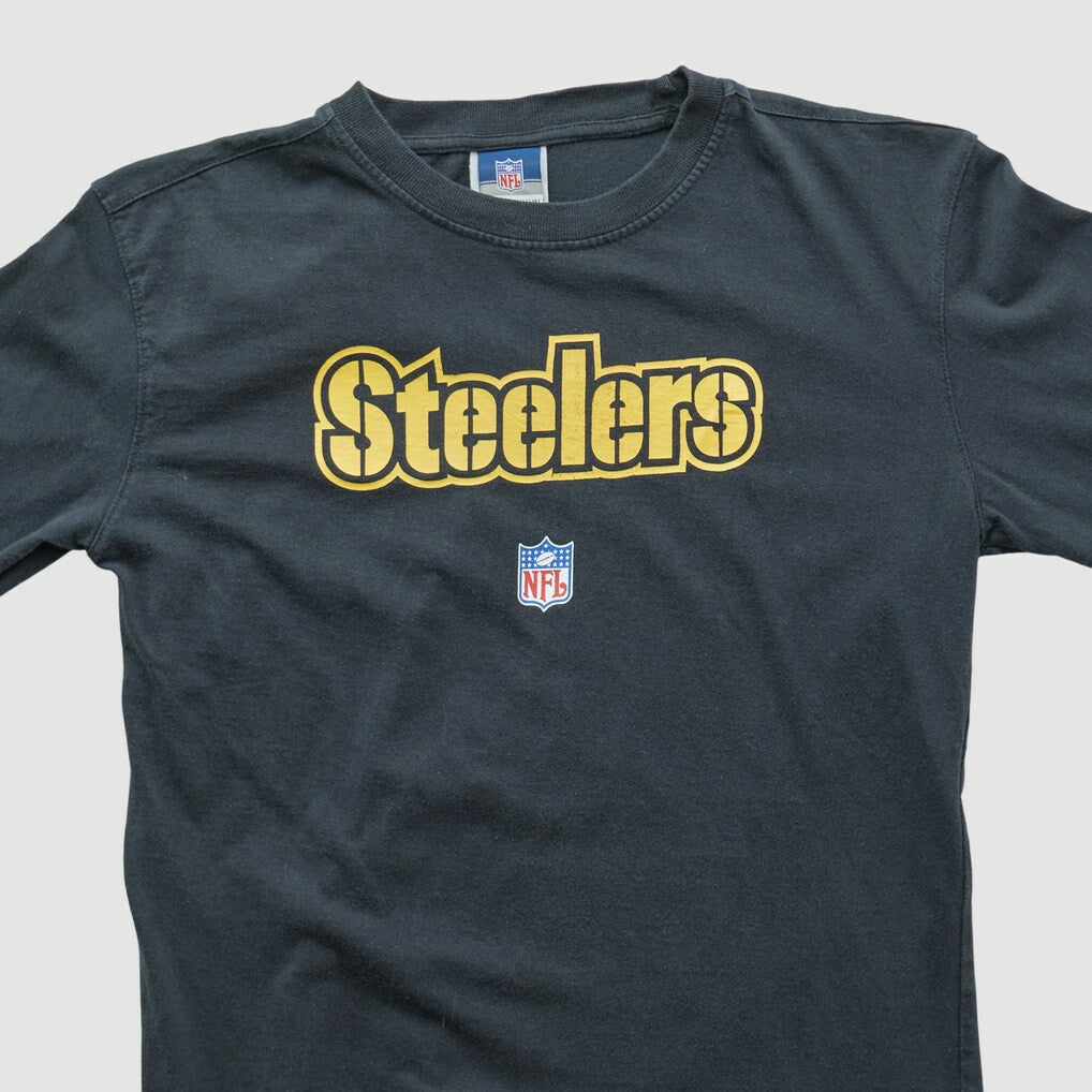 Pittsburgh Steelers Reebok 2000s Long Sleeve T-shirt - Black T-shirts