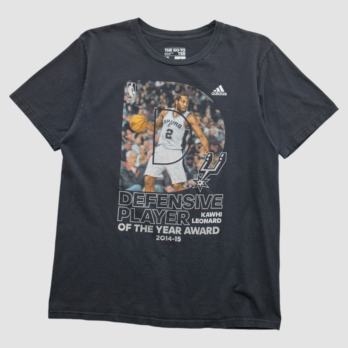 San Antonio Spurs 2015 T-shirt Black Vintage - Adidas