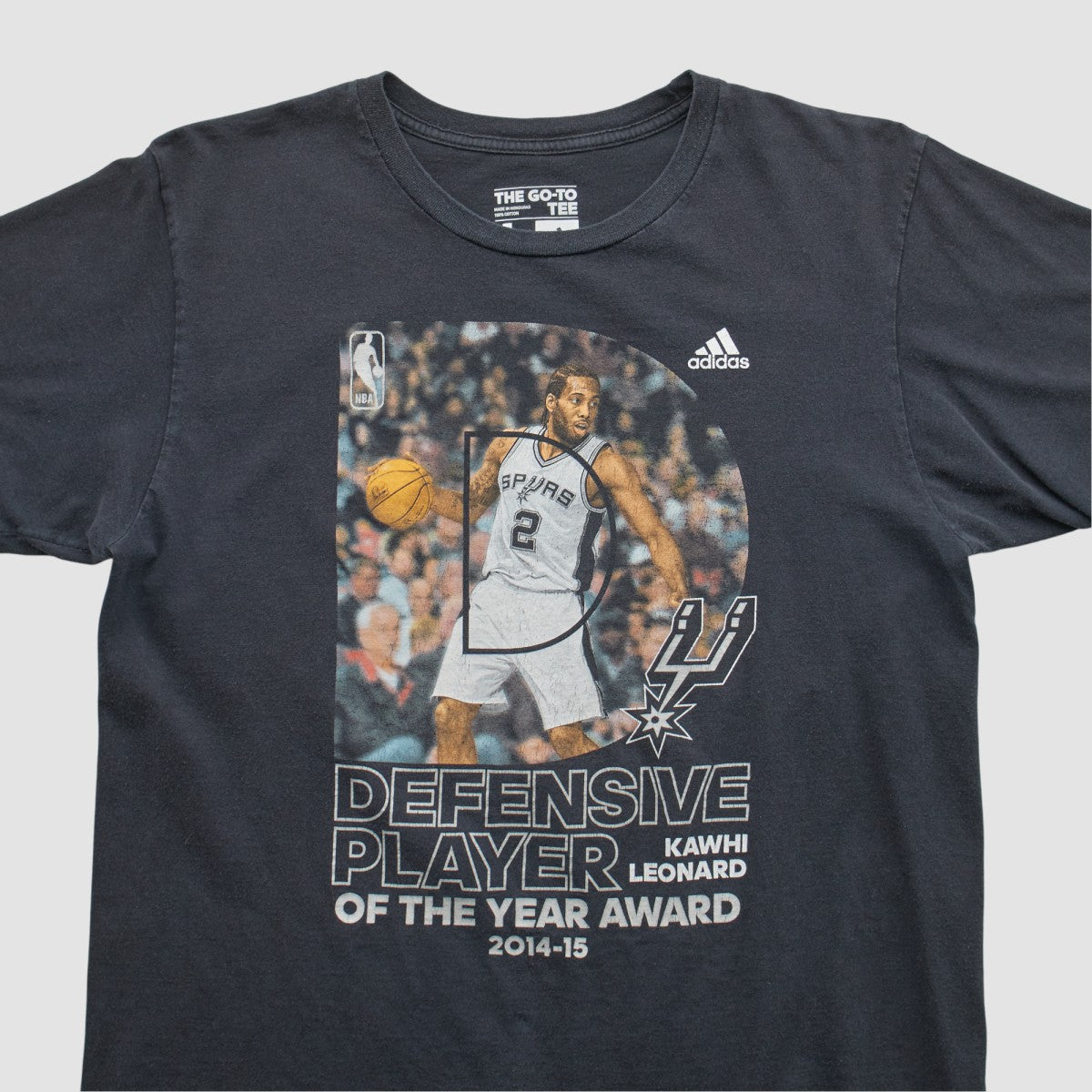 San Antonio Spurs 2015 T-shirt Black Vintage - Adidas