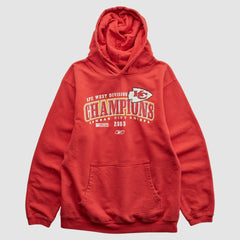Kansas City Chiefs Reebok 2003 Hooded Pullover Sweatshirt - Red Pullover