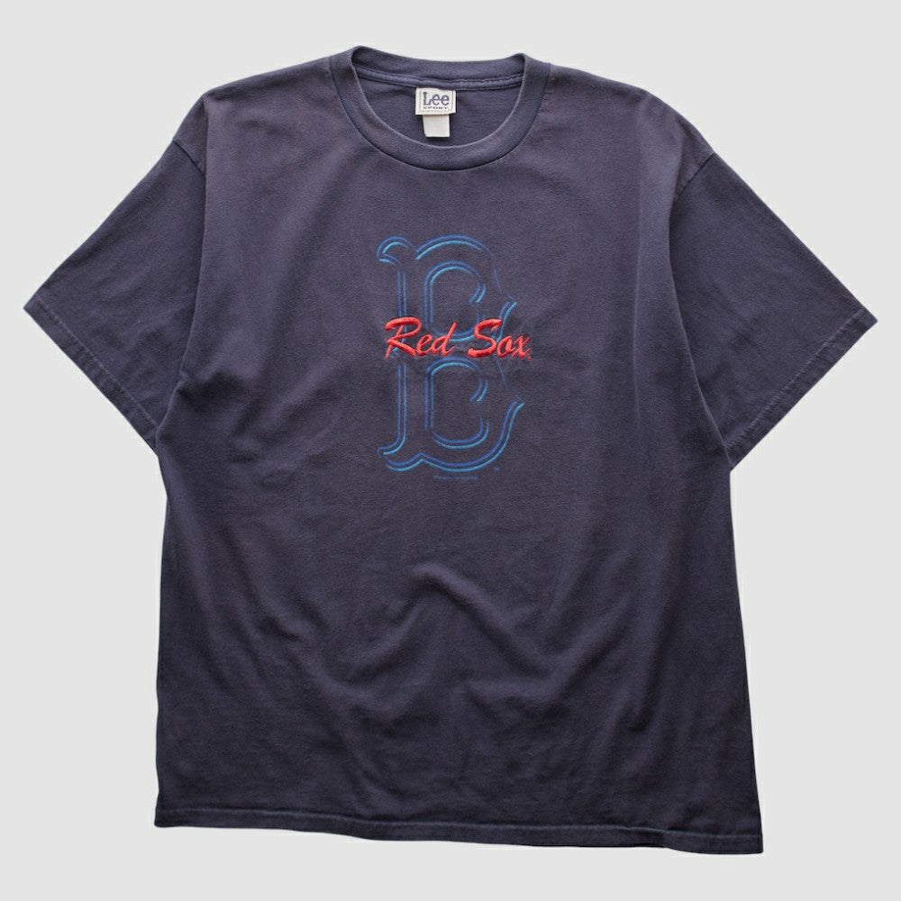 Boston Red Sox Lee Apparel 2000s T-shirt - Navy - Vintage T-shirts