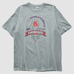 Boston Red Sox Anvil 2007 T-shirt - Heather Gray - Vintage T-shirts