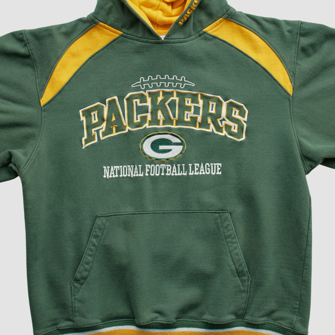 Green Bay Packers NFL 2000s Hooded Pullover Sweatshirt - Green Pullover
