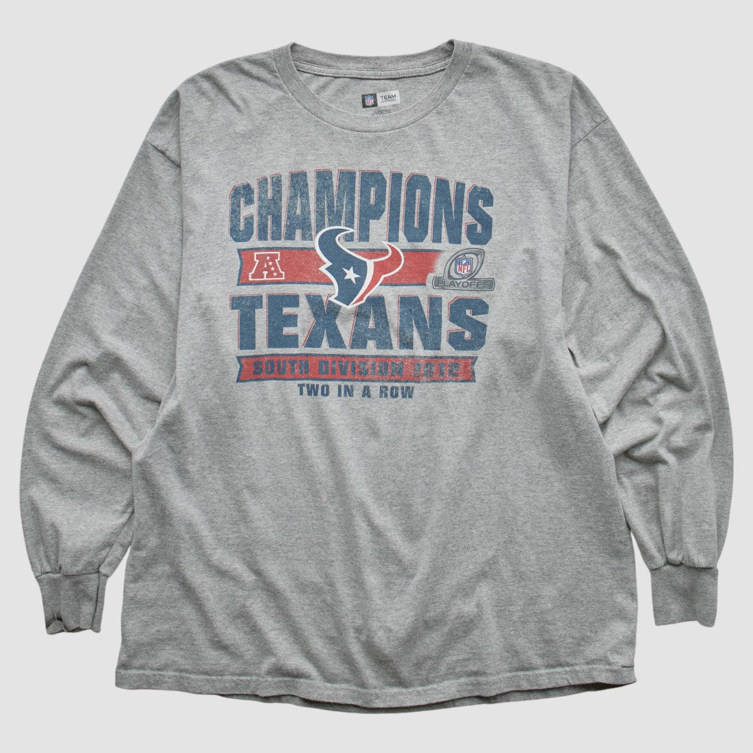 Houston Texans Team Edition Apparel 2012 Long Sleeve T-shirt - Heather Gray T-shirts