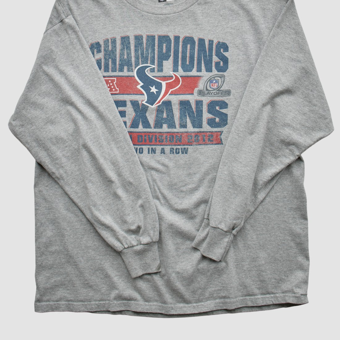 Houston Texans Team Edition Apparel 2012 Long Sleeve T-shirt - Heather Gray T-shirts