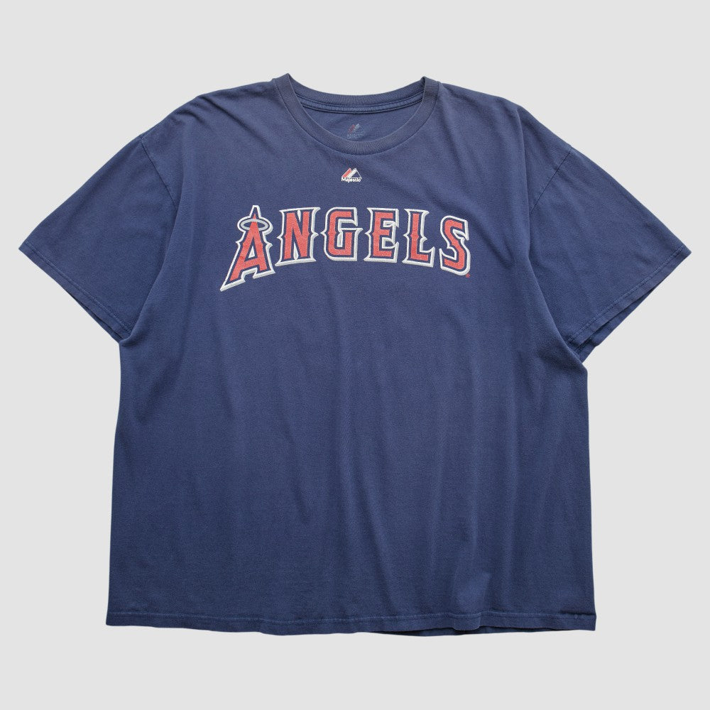 Los Angeles Angels Majestic 2000s T-shirt - Navy - Vintage T-shirts
