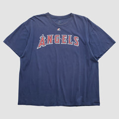 Los Angeles Angels Majestic 2000s T-shirt - Navy - Vintage T-shirts