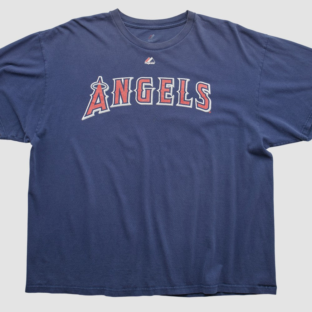 Los Angeles Angels Majestic 2000s T-shirt - Navy - Vintage T-shirts