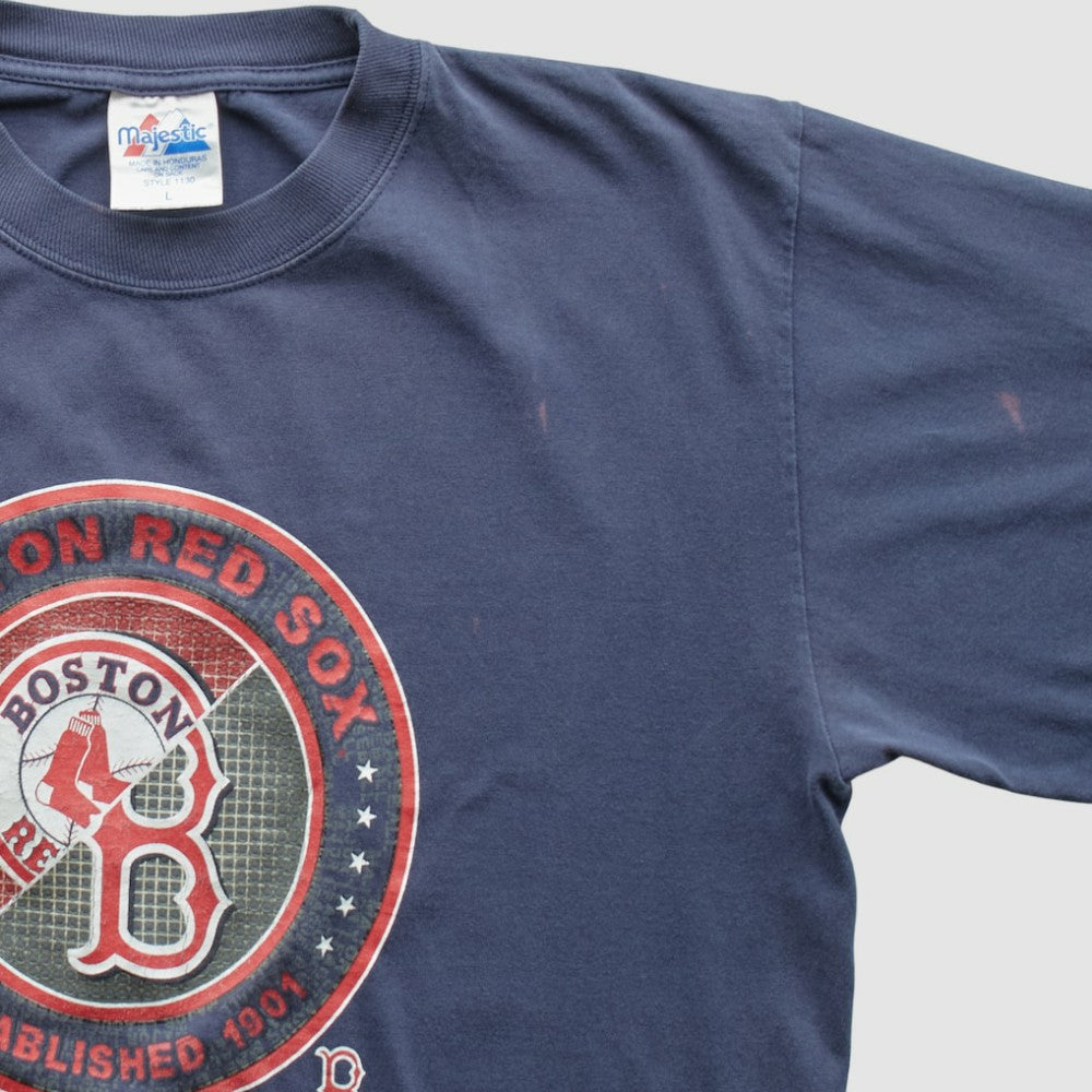 Boston Red Sox Majestic 2000s T-shirt - Navy - Vintage T-shirts