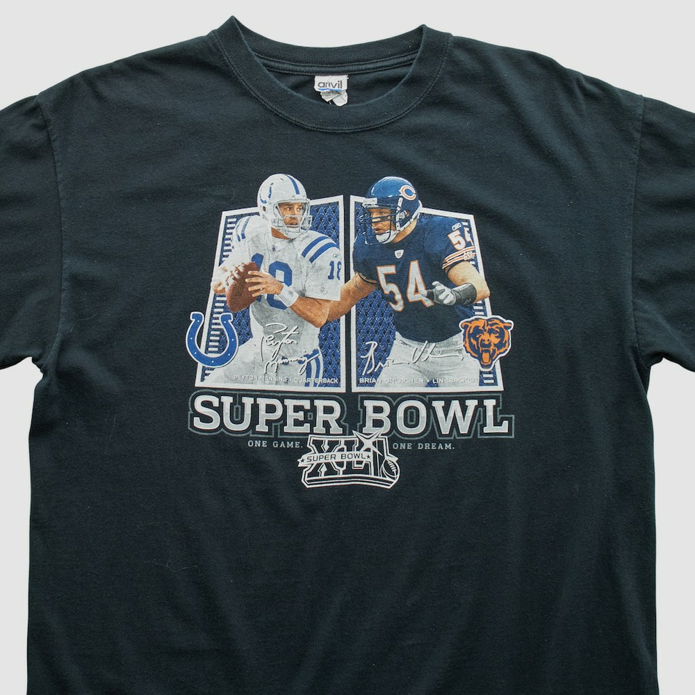 Superbowl XLII Anvil 2008 T-shirt - Black T-shirts