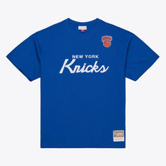 New York Knicks Head Coach T-Shirt Blue - Mitchell & Ness outlet