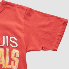 St. Louis Cardinals Logo 7 90s T-shirt - Red - Vintage T-shirts