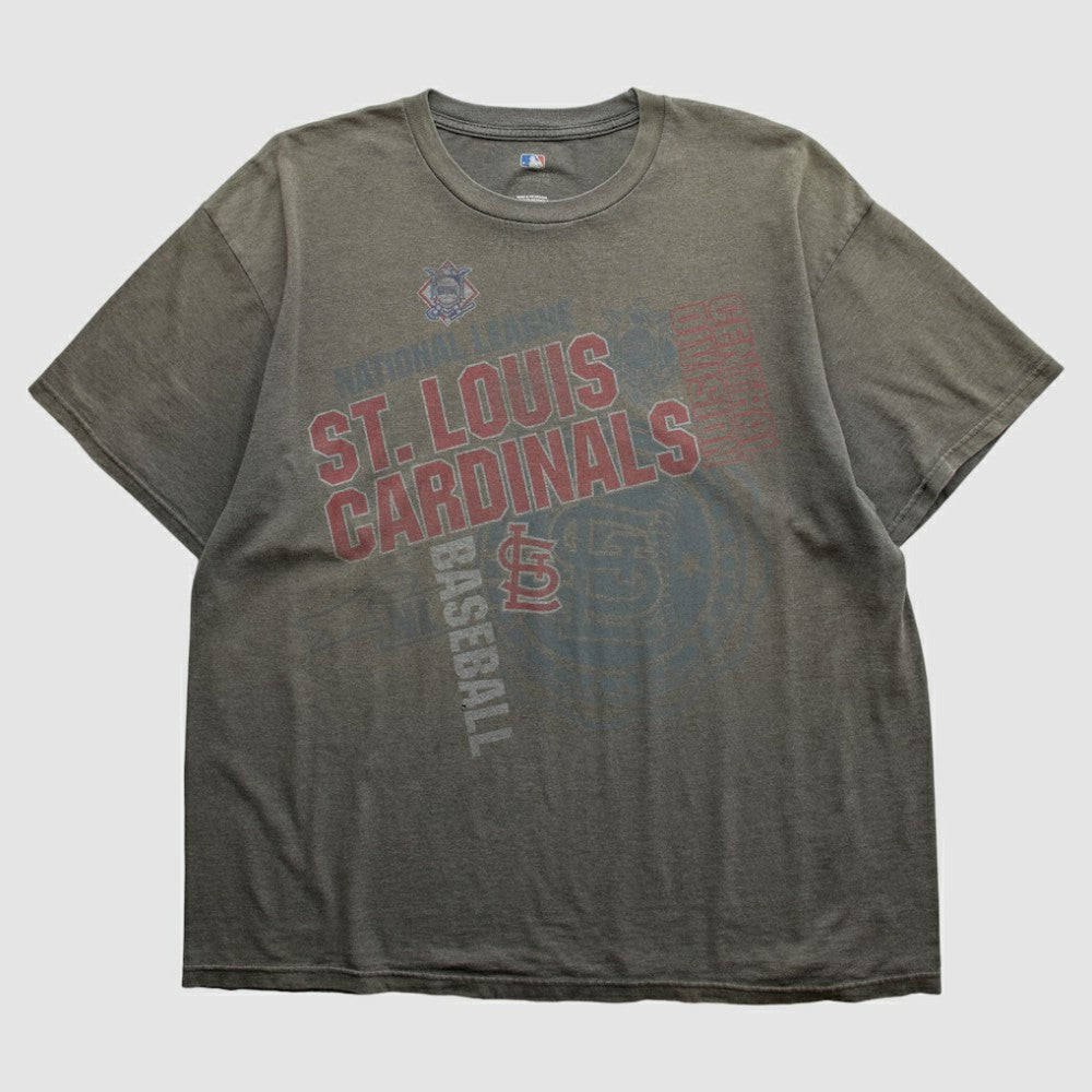 St. Louis Cardinals Genuine Merchandise 2010s T-shirt - Gray - 2XVintage T-shirts