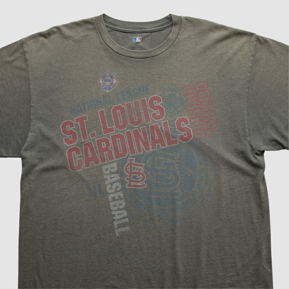 St. Louis Cardinals Genuine Merchandise 2010s T-shirt - Gray - 2XVintage T-shirts