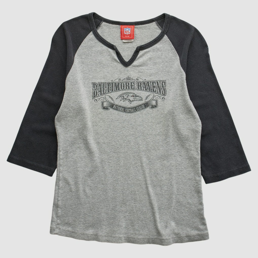 Baltimore Ravens NFL 2000s T-shirt - Heather Gray T-shirts