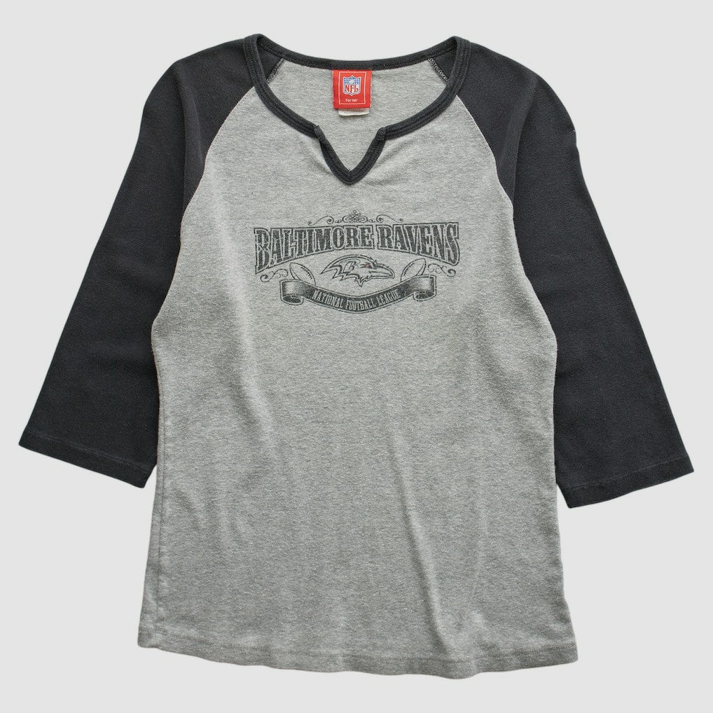 Baltimore Ravens NFL 2000s T-shirt - Heather Gray T-shirts