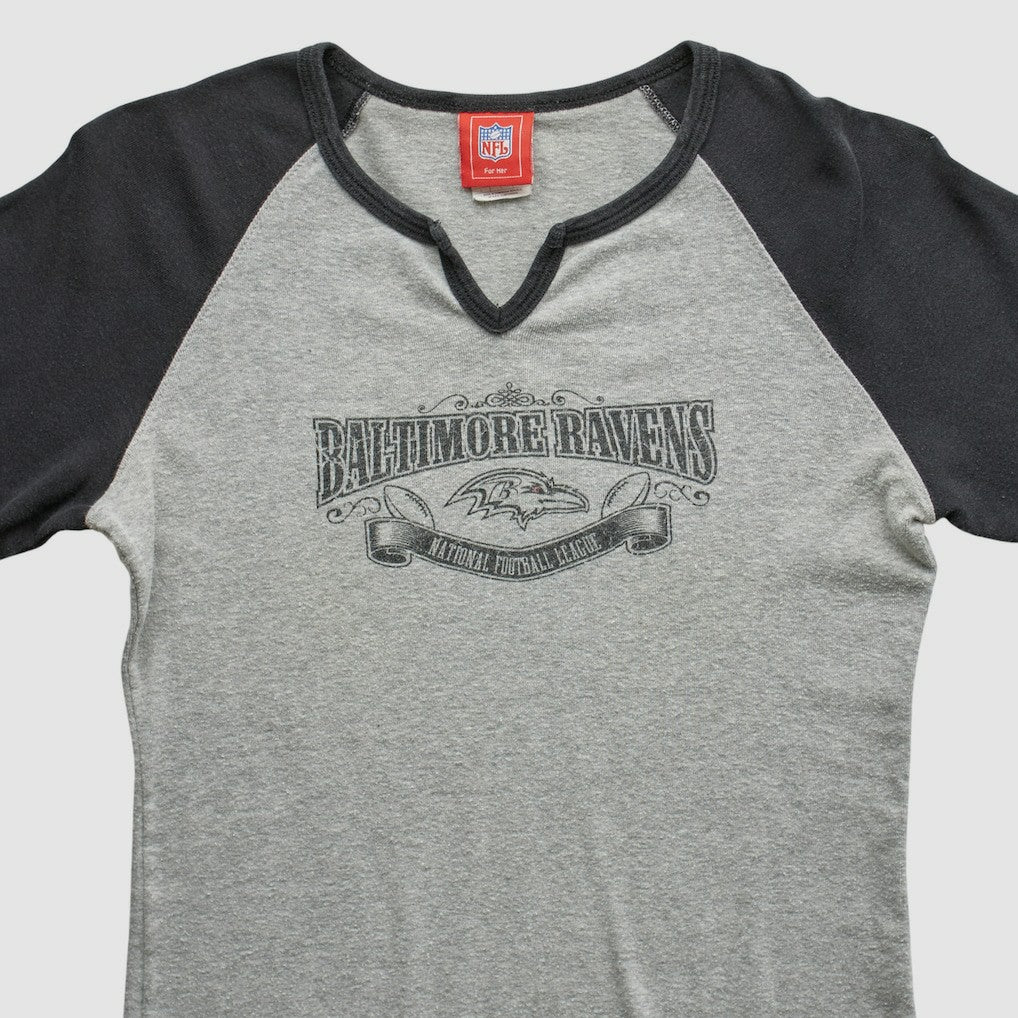 Baltimore Ravens NFL 2000s T-shirt - Heather Gray T-shirts