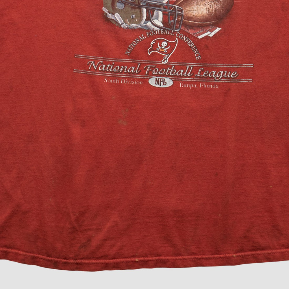 Tampa Bay Buccaneers NFL 2000s T-shirt - Red T-shirts